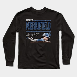 whit merrifield cartoon Long Sleeve T-Shirt